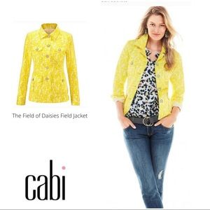 NWT  CAbi Field of Daisies Field Jacket
